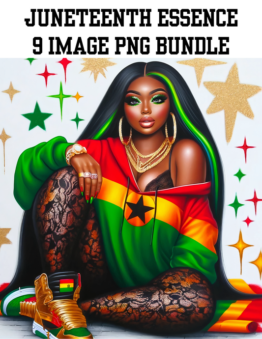 Juneteenth Digital Essence PNG Bundle